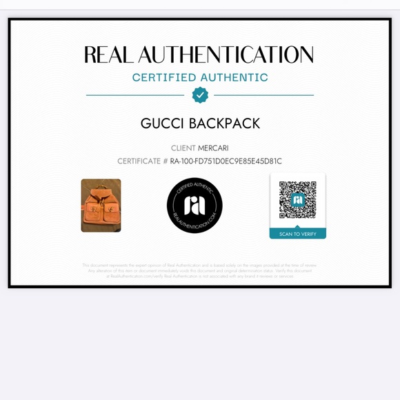 Authentic Gucci Backpack - Picture 10 of 10